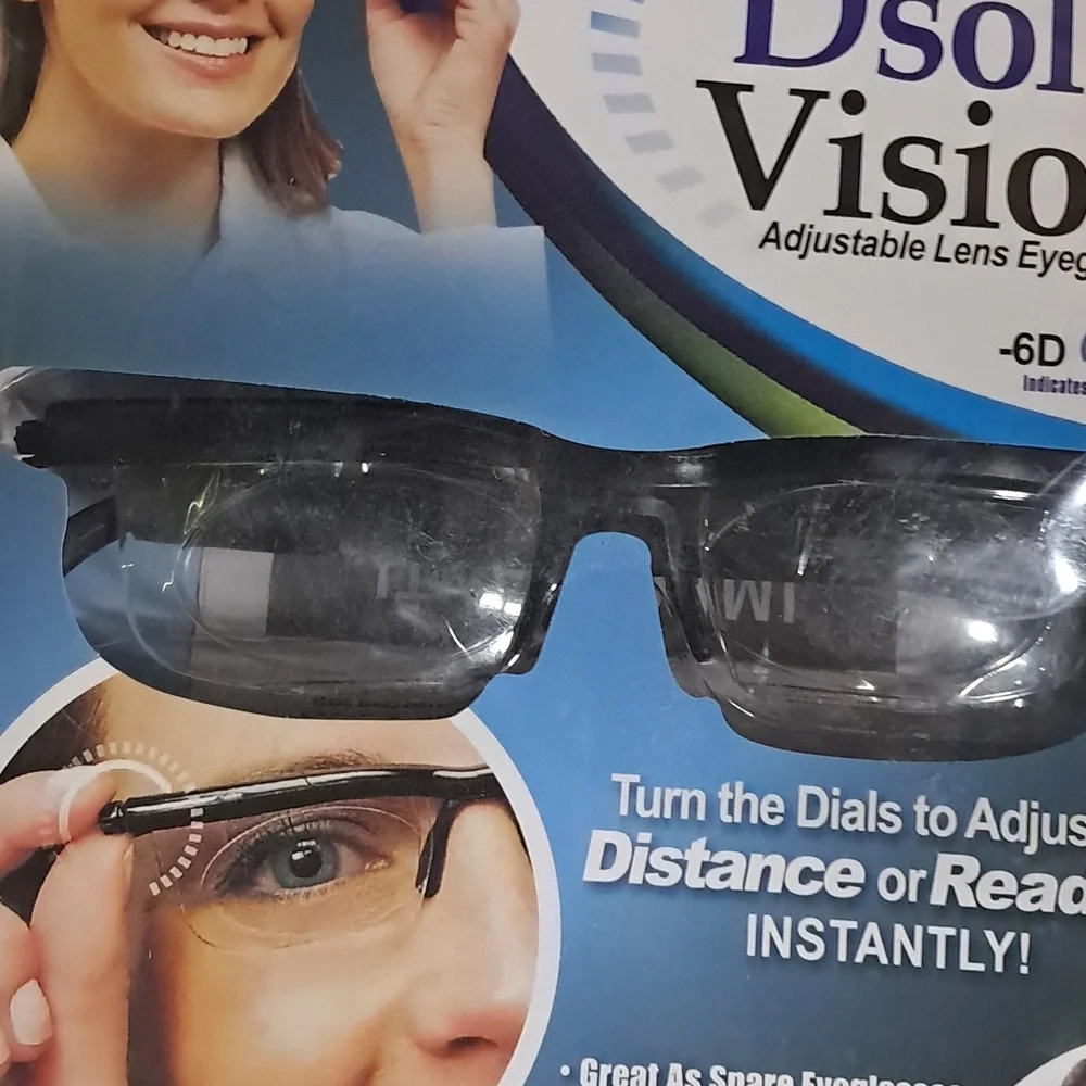 Adjustable Lens Eyeglasses - Black